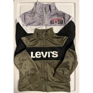 Levi's and Converse All Star Set Of Two Baby Track Jacket 18 Month Zip Front